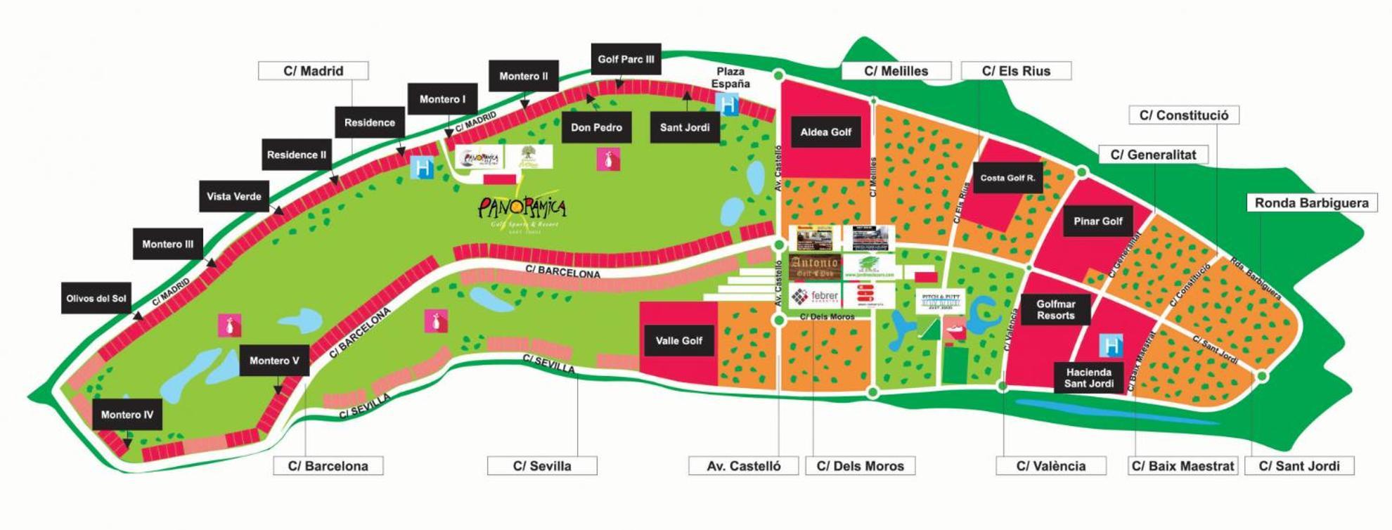 Espectacular Chalet Adosado Para Vacaciones En Panoramica Golf Sant Jordi Экстерьер фото